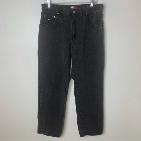 VINTAGE TOMMY HILFIGER Large Logo Jeans - Picture 2 of 9